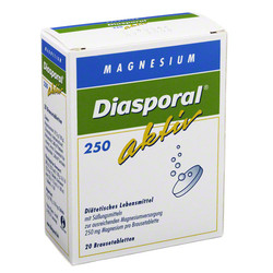 MAGNESIUM DIASPORAL 250 aktiv Brausetabletten
